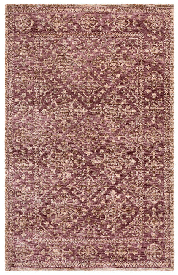 Safavieh Audrey Hand-Tufted Light Brown Beige Rug, Low Profile Polyester Pile, Minimalist Neutral Accent 4'-0" x 6'-0" AUD301T-4