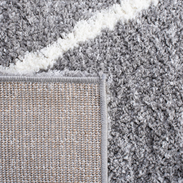 Safavieh August 8' X 10' Light Grey/Ivory Shag Area Rug - Luxurious Comfort, Timeless Design, Oeko-tex Certified Light Grey ,Ivory 50% Jute,45% Polypropylene,5% Polyester Aug531f-8