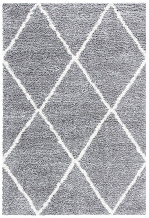 Safavieh August 8' X 10' Light Grey/Ivory Shag Area Rug - Luxurious Comfort, Timeless Design, Oeko-tex Certified Light Grey ,Ivory 50% Jute,45% Polypropylene,5% Polyester Aug531f-8