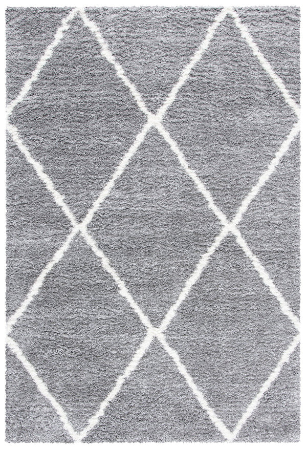 Safavieh August 8' X 10' Light Grey/Ivory Shag Area Rug - Luxurious Comfort, Timeless Design, Oeko-tex Certified Light Grey ,Ivory 50% Jute,45% Polypropylene,5% Polyester Aug531f-8