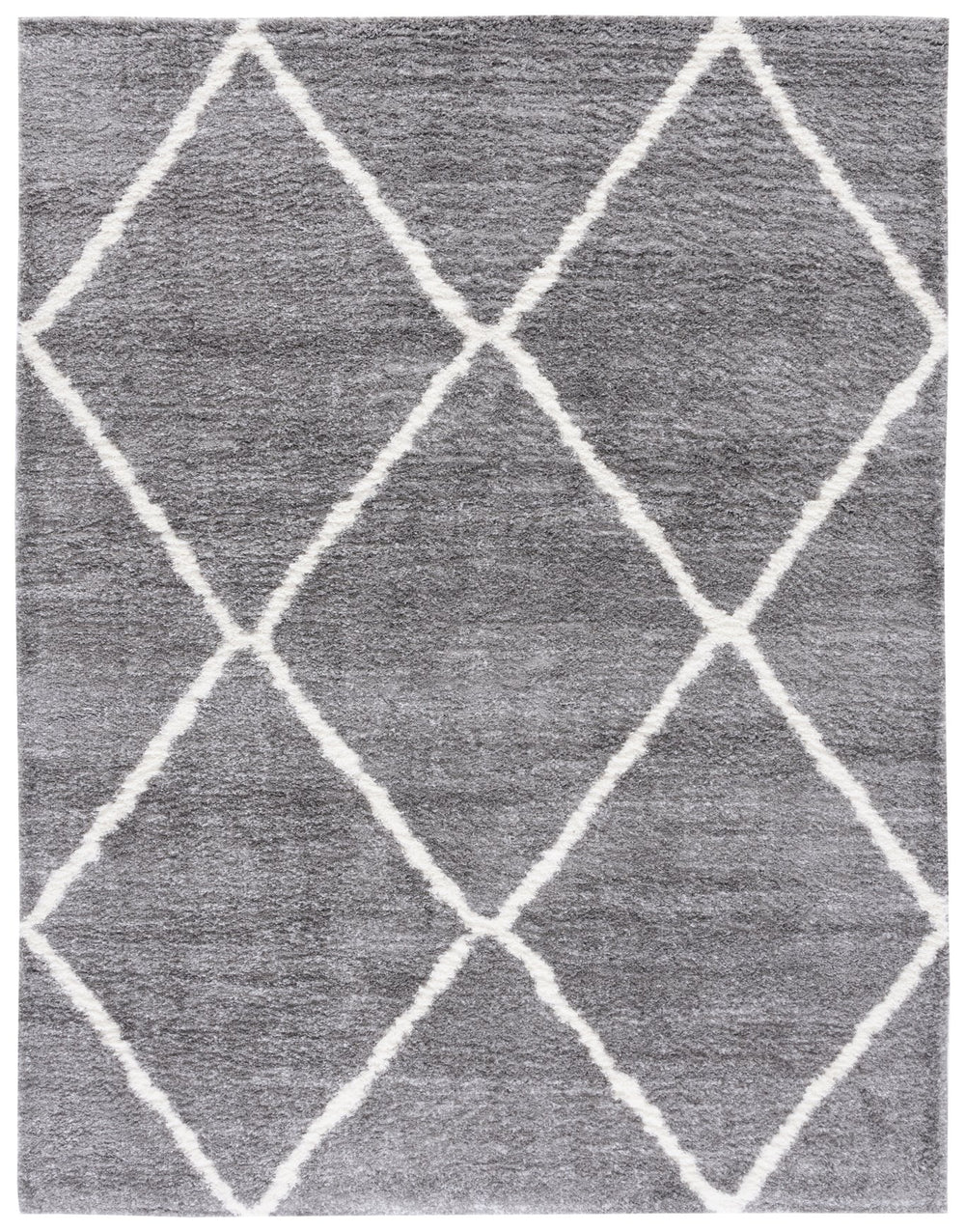 Safavieh August 8' X 10' Light Grey/Ivory Shag Area Rug - Luxurious Comfort, Timeless Design, Oeko-tex Certified Light Grey ,Ivory 50% Jute,45% Polypropylene,5% Polyester Aug531f-8