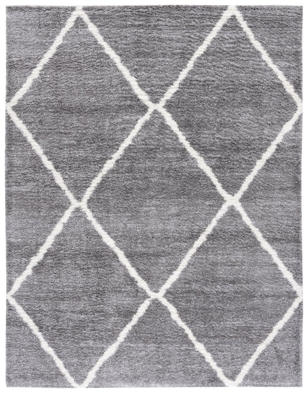Safavieh August 8' X 10' Light Grey/Ivory Shag Area Rug - Luxurious Comfort, Timeless Design, Oeko-tex Certified Light Grey ,Ivory 50% Jute,45% Polypropylene,5% Polyester Aug531f-8