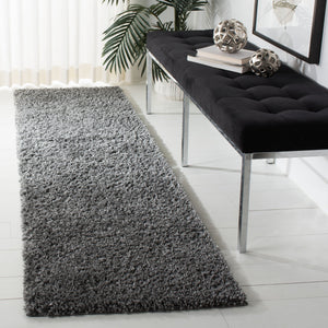 Safavieh August Shag Runner 2'3" X 16' Grey — Plush 1⅛" Flokati Feel, Power-Loomed Turkey, Durable Hallway Rug AUG900F-216