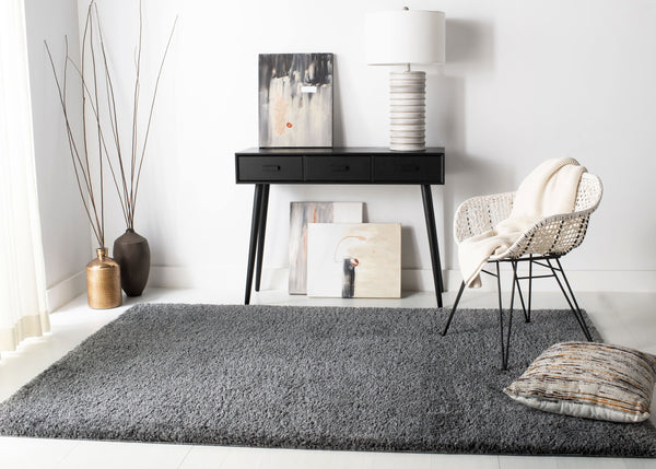 Safavieh August Shag Area Rug - Luxurious 10' X 10' Soft Comfort For Elegant Home Aesthetics And Style Grey 65% Polypropylene + 35% Jute Aug900f-218
