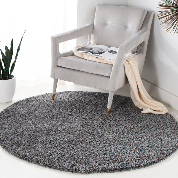 Safavieh August Shag Runner 2'3" X 16' Grey — Plush 1⅛" Flokati Feel, Power-Loomed Turkey, Durable Hallway Rug AUG900F-216
