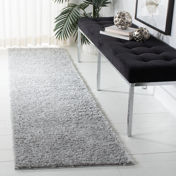Safavieh August Shag Area Rug - Luxurious 10' X 10' Soft Comfort For Elegant Home Aesthetics And Style Silver 65% Polypropylene + 35% Jute Aug900g-10sq