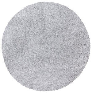 Safavieh August Shag Area Rug - Luxurious 10' X 10' Soft Comfort For Elegant Home Aesthetics And Style Silver 65% Polypropylene + 35% Jute Aug900g-10sq