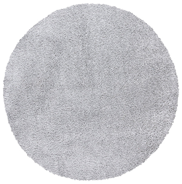 Safavieh August Shag Area Rug - Luxurious 10' X 10' Soft Comfort For Elegant Home Aesthetics And Style Silver 65% Polypropylene + 35% Jute Aug900g-10sq