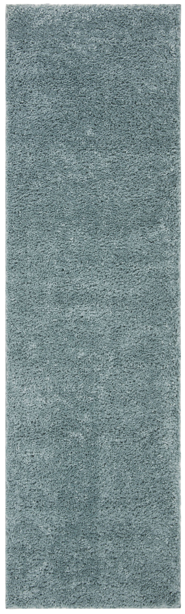 Safavieh August Plush Aqua Shag Rug Round — Flokati Texture, 1 1/8" Pile, Durable Polypropylene-Jute Blend 4'-0" x 4'-0" AUG900J-4R