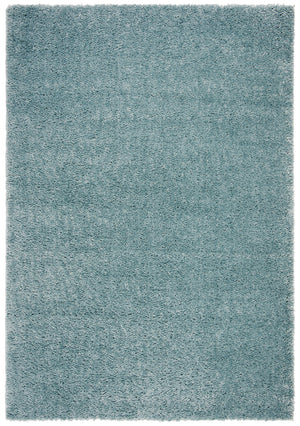 Safavieh August Plush Aqua Shag Area Rug — High-Pile Power-Loomed Flokati Look, Cozy Durable Accent Rug 4'-0" x 4'-0" AUG900J-4SQ