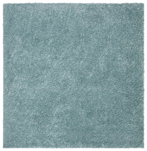 Safavieh August Plush Aqua Shag Area Rug — High-Pile Power-Loomed Flokati Look, Cozy Durable Accent Rug 4'-0" x 4'-0" AUG900J-4SQ