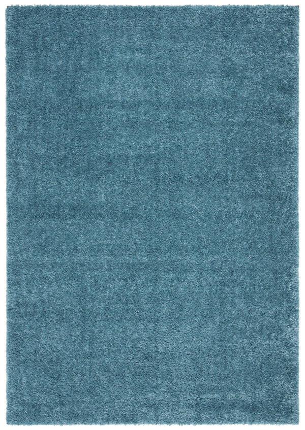 Safavieh August Shag Runner Turquoise 2'3" X 14' Flokati-Inspired Plush 1-1/8" Pile Power-Loomed Durable Elegance AUG900K-214