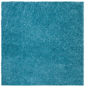 Safavieh August Shag Runner Turquoise 2'3" X 14' Flokati-Inspired Plush 1-1/8" Pile Power-Loomed Durable Elegance AUG900K-214