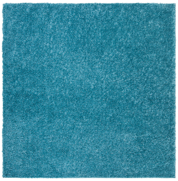 Safavieh August Shag Runner Turquoise 2'3" X 14' Flokati-Inspired Plush 1-1/8" Pile Power-Loomed Durable Elegance AUG900K-214