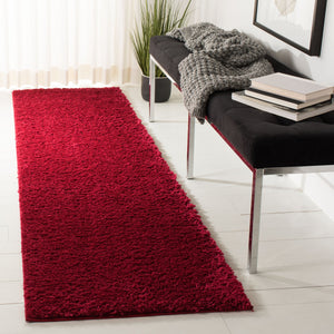 Safavieh August Shag Area Rug - Luxurious 10' X 10' Soft Comfort For Elegant Home Aesthetics And Style Red 65% Polypropylene + 35% Jute Aug900q-214