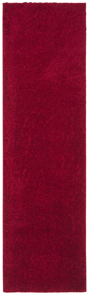 Safavieh August Shag Area Rug - Luxurious 10' X 10' Soft Comfort For Elegant Home Aesthetics And Style Red 65% Polypropylene + 35% Jute Aug900q-214