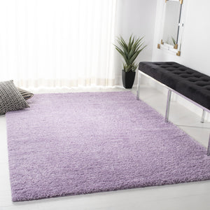 Safavieh August Shag Area Rug - Luxurious 10' X 10' Soft Comfort For Elegant Home Aesthetics And Style Lilac 65% Polypropylene + 35% Jute Aug900v-3r