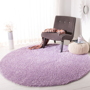 Safavieh August Shag Area Rug - Luxurious 10' X 10' Soft Comfort For Elegant Home Aesthetics And Style Lilac 65% Polypropylene + 35% Jute Aug900v-3r