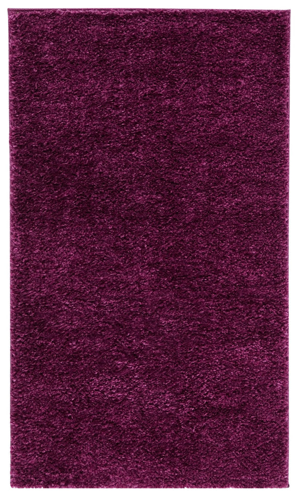 Safavieh August Luxurious Shag Area Rug - Sumptuous Softness & Modern Elegance For Your Cozy Living Space Purple 65% Polypropylene + 35% Jute Aug900w-214
