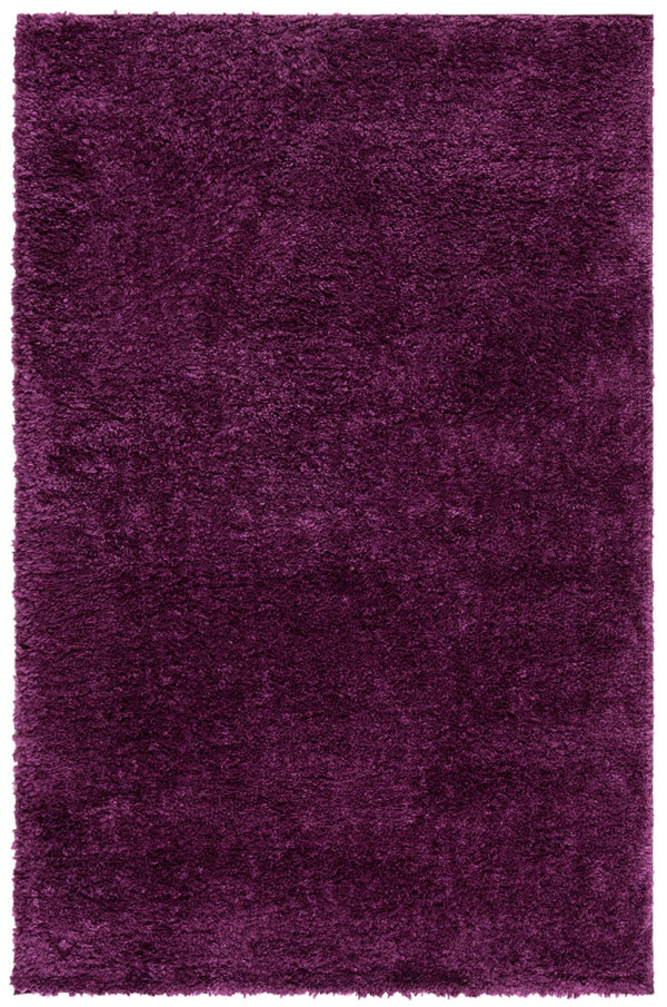 Safavieh August Luxurious Shag Area Rug - Sumptuous Softness & Modern Elegance For Your Cozy Living Space Purple 65% Polypropylene + 35% Jute Aug900w-214
