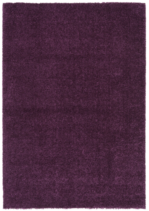 Safavieh August Luxurious Shag Area Rug - Sumptuous Softness & Modern Elegance For Your Cozy Living Space Purple 65% Polypropylene + 35% Jute Aug900w-214