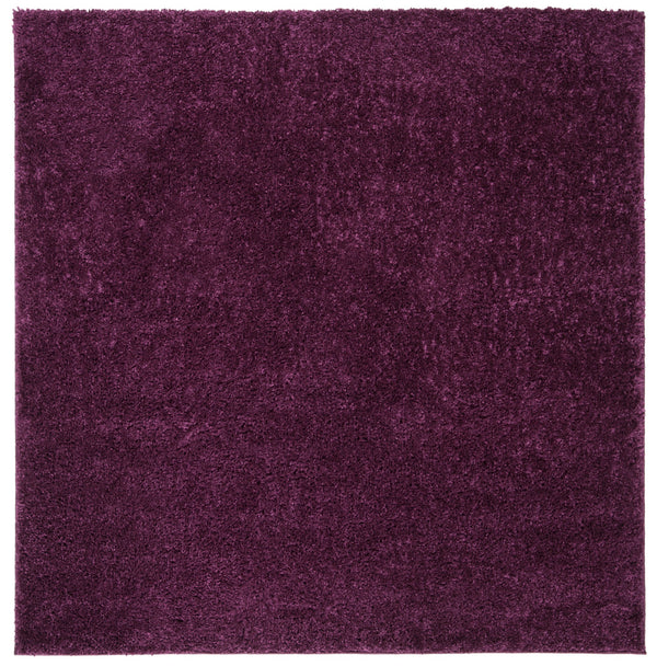 Safavieh August Luxurious Shag Area Rug - Sumptuous Softness & Modern Elegance For Your Cozy Living Space Purple 65% Polypropylene + 35% Jute Aug900w-214