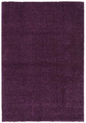 Safavieh August Luxurious Shag Area Rug - Sumptuous Softness & Modern Elegance For Your Cozy Living Space Purple 65% Polypropylene + 35% Jute Aug900w-214