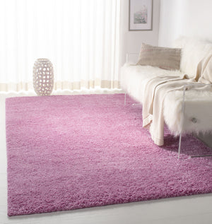 Safavieh August Shag Area Rug - Luxurious 10' X 10' Soft Comfort For Elegant Home Aesthetics And Style Pink 65% Polypropylene + 35% Jute Aug900x-4sq