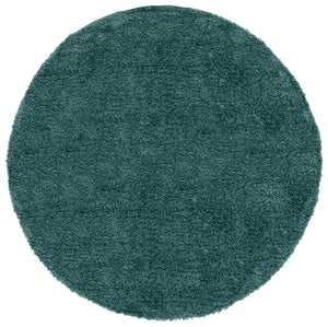 Safavieh August Shag 900 Power Loomed Shag & Flokati Rug Green 6'-7" x 6'-7" Square