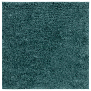 Safavieh August Shag 900 Power Loomed Shag & Flokati Rug Green 6'-7" x 6'-7" Round