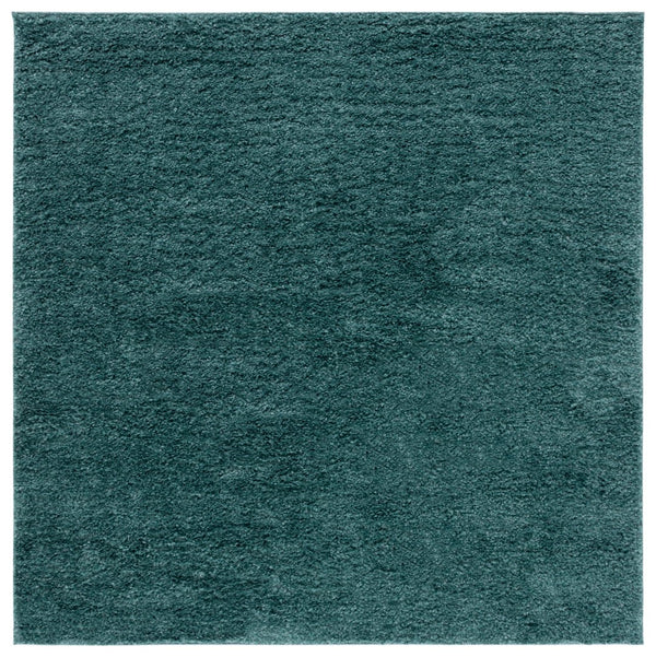 Safavieh August Shag 900 Power Loomed Shag & Flokati Rug Green 6'-7" x 6'-7" Round