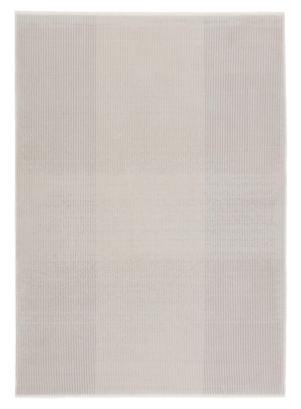 Jaipur Living Jaipur Living Xavi Ticking Stripe Viscose Blend Rug with High Low Carved Pile Texture 5' X 7'6" RUG151017