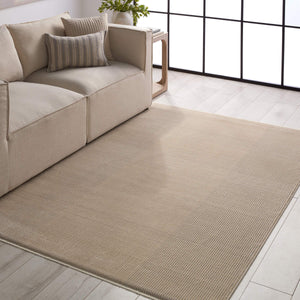 Jaipur Living Jaipur Living Xavi Ticking Stripe Viscose Blend Rug with High Low Carved Pile Texture 5' X 7'6" RUG151017