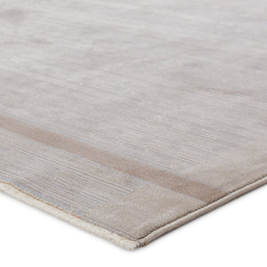 Jaipur Living Jaipur Living Linus Tribal Taupe Viscose Blend Rug with Carved High-low Pile Texture Taupe 5'X7'6" RUG151033