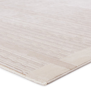 Jaipur Living Jaipur Living Linus Tribal Taupe Viscose Blend Rug with Carved High-low Pile Texture Cream 7'10"X10'10" RUG151038