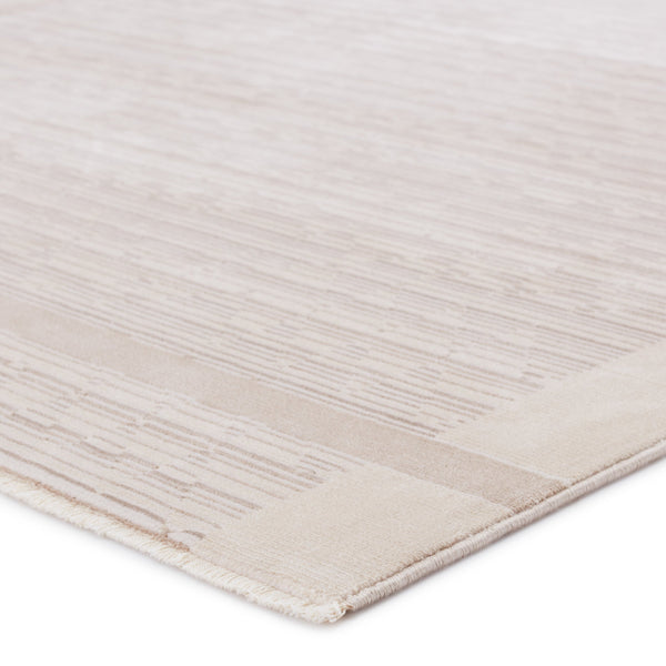 Jaipur Living Jaipur Living Linus Tribal Taupe Viscose Blend Rug with Carved High-low Pile Texture Cream 7'10"X10'10" RUG151038