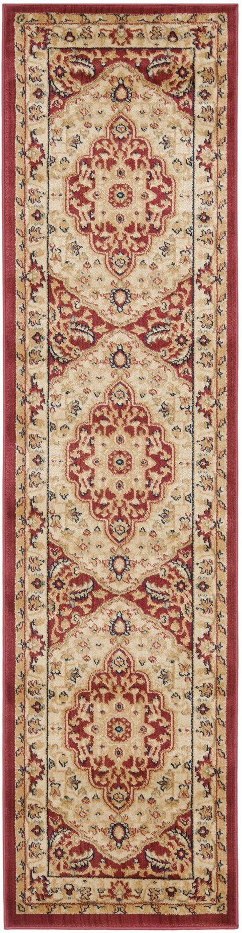 Safavieh Austin Exquisite Area Rug - Timeless Elegance With Floral Motifs And Plush Comfort For Your Home Red ,Navy Polypropylene Aus1580-4070-24