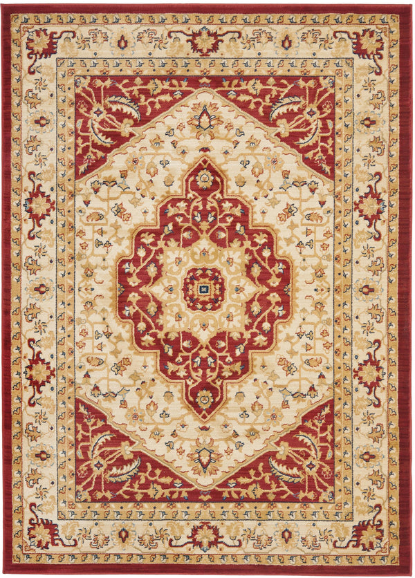 Safavieh Austin Exquisite Area Rug - Timeless Elegance With Floral Motifs And Plush Comfort For Your Home Red ,Navy Polypropylene Aus1580-4070-24