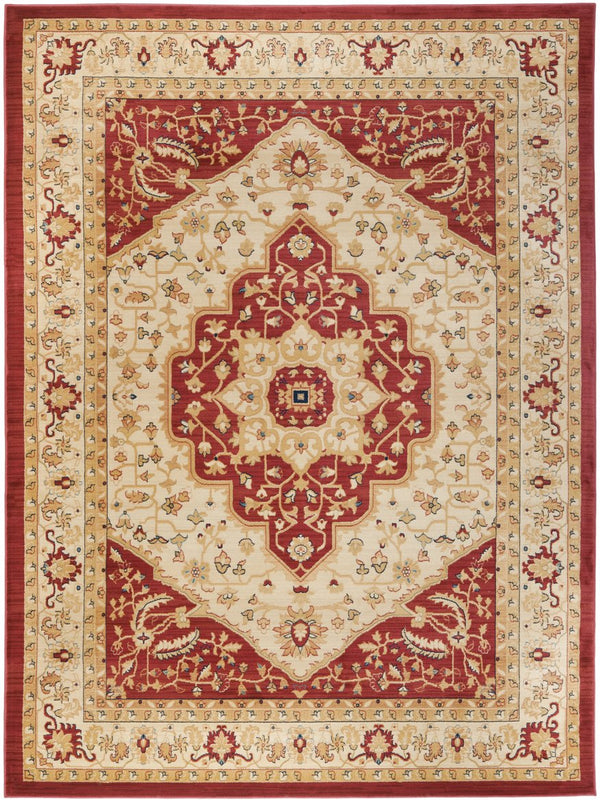 Safavieh Austin Exquisite Area Rug - Timeless Elegance With Floral Motifs And Plush Comfort For Your Home Red ,Navy Polypropylene Aus1580-4070-24
