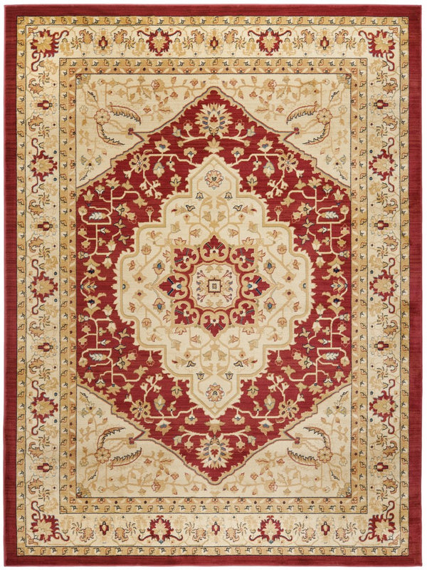 Safavieh Austin Exquisite Area Rug - Timeless Elegance With Floral Motifs And Plush Comfort For Your Home Red ,Navy Polypropylene Aus1580-4070-24
