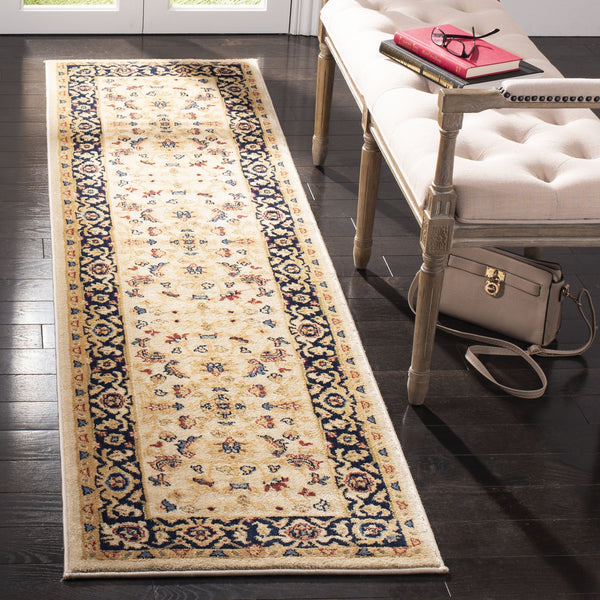 Safavieh Austin Power Loomed Accent Rug – Timeless Elegance With Traditional Patterns For Every Room Decor Cream ,Navy Polypropylene Aus1610-1170-28