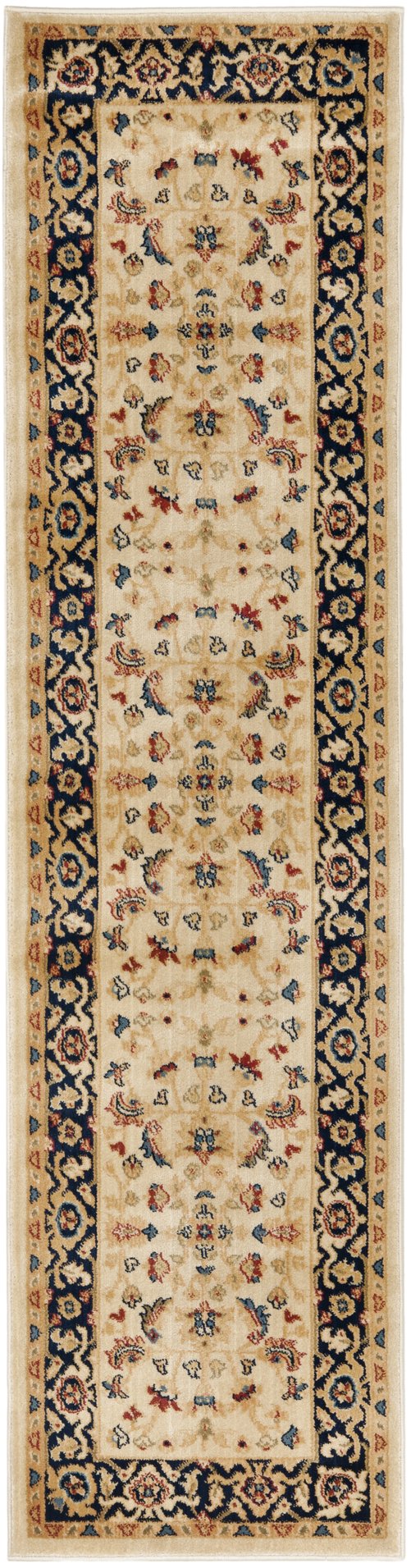 Safavieh Austin Power Loomed Accent Rug – Timeless Elegance With Traditional Patterns For Every Room Decor Cream ,Navy Polypropylene Aus1610-1170-28