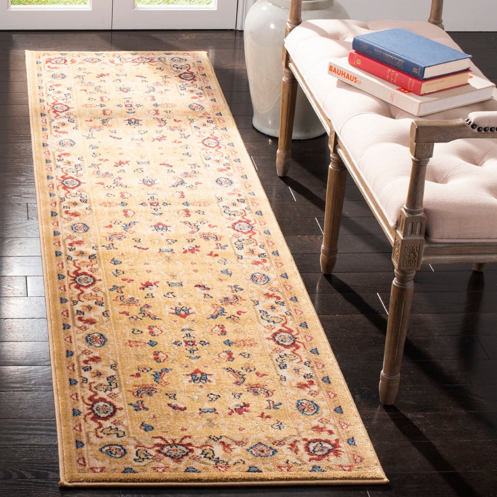 Safavieh Aus1610 Power Loomed, 288,000 points/sqm, 12mm pile height  Rug Beige / Cream AUS1610-1311-28
