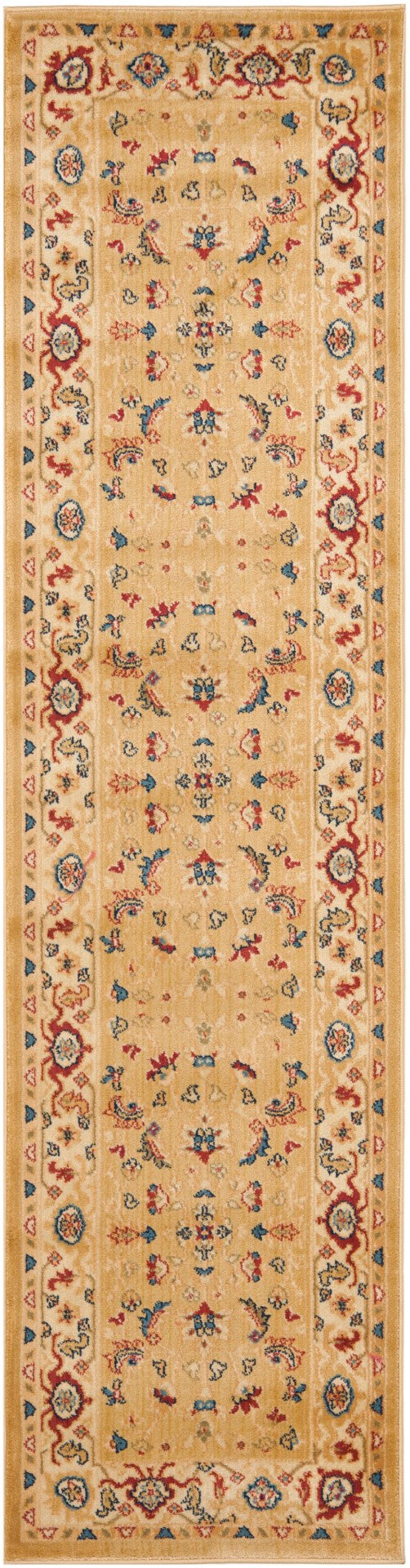 Safavieh Aus1610 Power Loomed, 288,000 points/sqm, 12mm pile height  Rug Beige / Cream AUS1610-1311-28