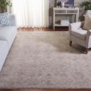 Safavieh Autumn Area Rug - Timeless Elegance For Your Home, Transitional Design With Floral Motifs And Durability Beige ,Ivory Blue Polyester Pile Aut506b-8