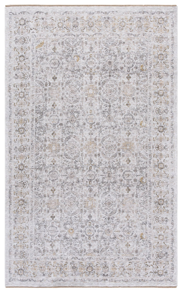 Safavieh Autumn Elegant Area Rug - Soft Polyester Pile, Transitional Style For Living Room Or Bedroom Decor Ivory ,Beige Grey Polyester Pile Autc500a-5