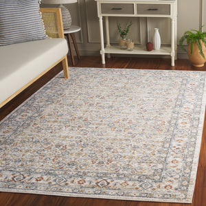 Safavieh Avalon Area Rug - Elegant Ivory And Light Blue Design With Softness, Durability, And Eco-friendly Quality Ivory ,Light Blue Polyester Ava210a-28