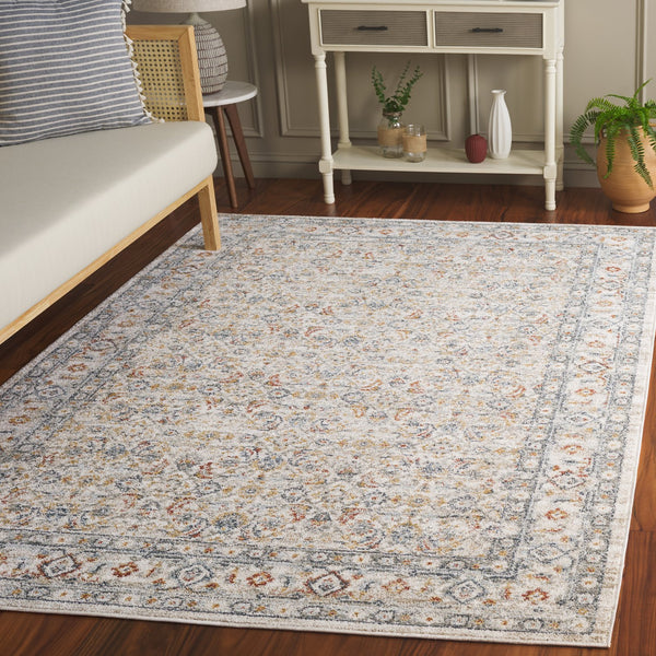 Safavieh Avalon Area Rug - Elegant Ivory And Light Blue Design With Softness, Durability, And Eco-friendly Quality Ivory ,Light Blue Polyester Ava210a-28