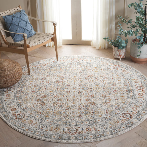 Safavieh Avalon Area Rug - Elegant Ivory And Light Blue Design With Softness, Durability, And Eco-friendly Quality Ivory ,Light Blue Polyester Ava210a-28