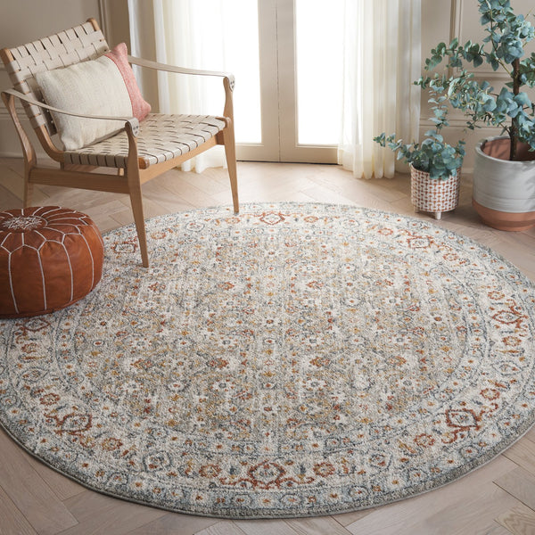 Safavieh Avalon Area Rug - Elegant Ivory And Light Blue Design With Softness, Durability, And Eco-friendly Quality Grey ,Light Blue Polyester Ava210f-9